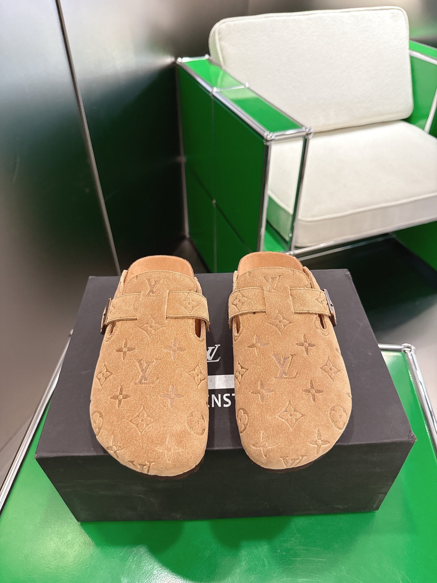 Louis Vuitton Birkenstock Closed-Toe Shoes