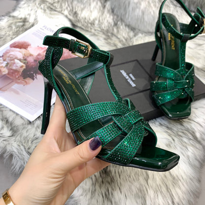 YSL Saint Laurent Super High-Heeled Sandals