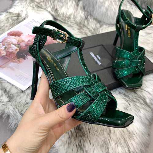 YSL Saint Laurent Super High-Heeled Sandals