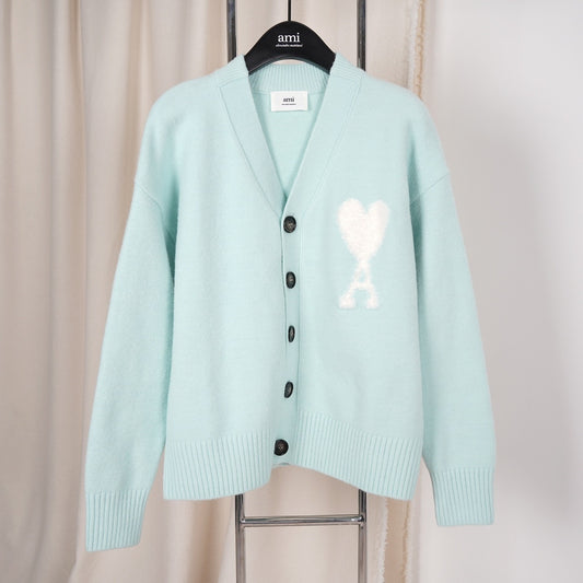 Ami Cloud-Themed Alpaca Wool Cardigan