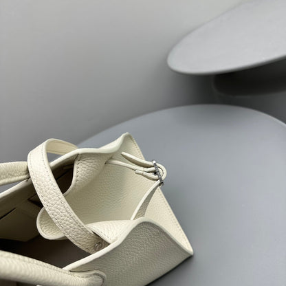 The Row Margaux 10 26cm Tote Bag In Grained Calfskin