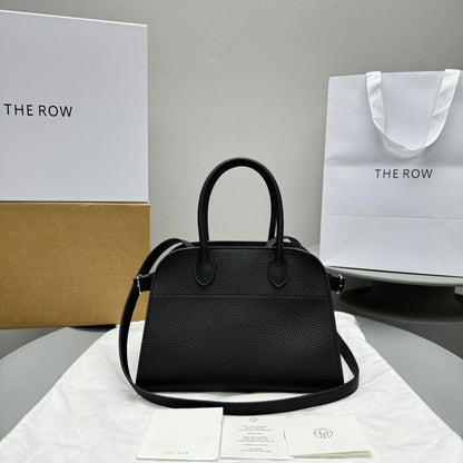 The Row Margaux 10 26cm Tote Bag In Grained Calfskin