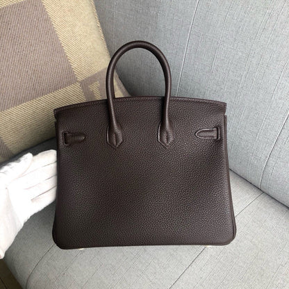 HM Birkin 25cm Cafe Togo Leather Gold Hardware