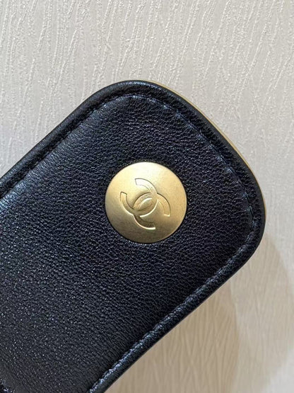 CC Tote bag Black mix Beige Suede Calfskin