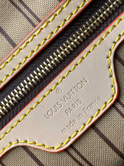 Neverfull Gm 39 Brown Beige Monogram Canvas