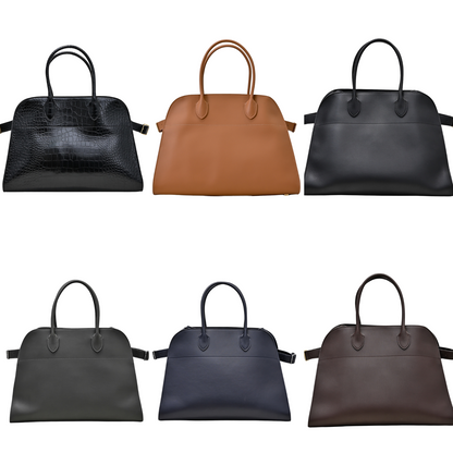 The Row Margaux 15 38cm Tote Bag In Calfskin