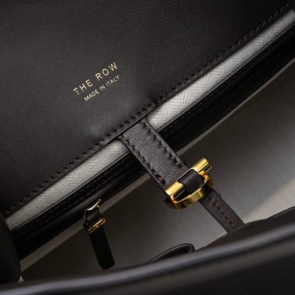 The Row Margaux 15 38cm Tote Bag In Calfskin