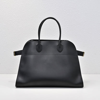 The Row Margaux 15 38cm Tote Bag In Calfskin