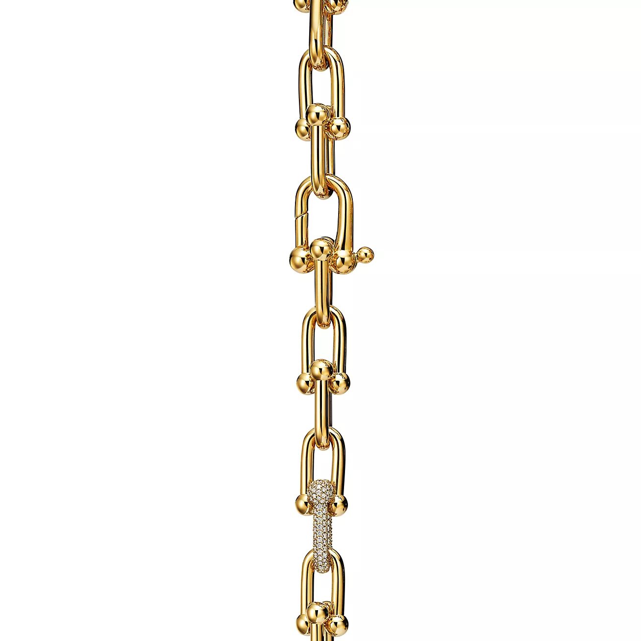 Hardwear Large Link Gold Diamond Bracelet