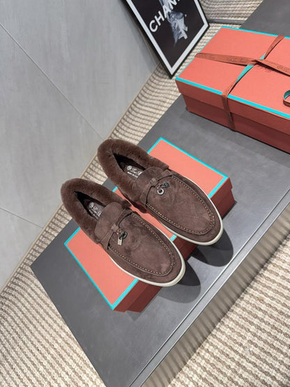 Loro Piana Brown Loafers