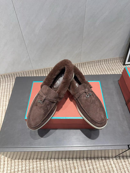 Loro Piana Brown Loafers