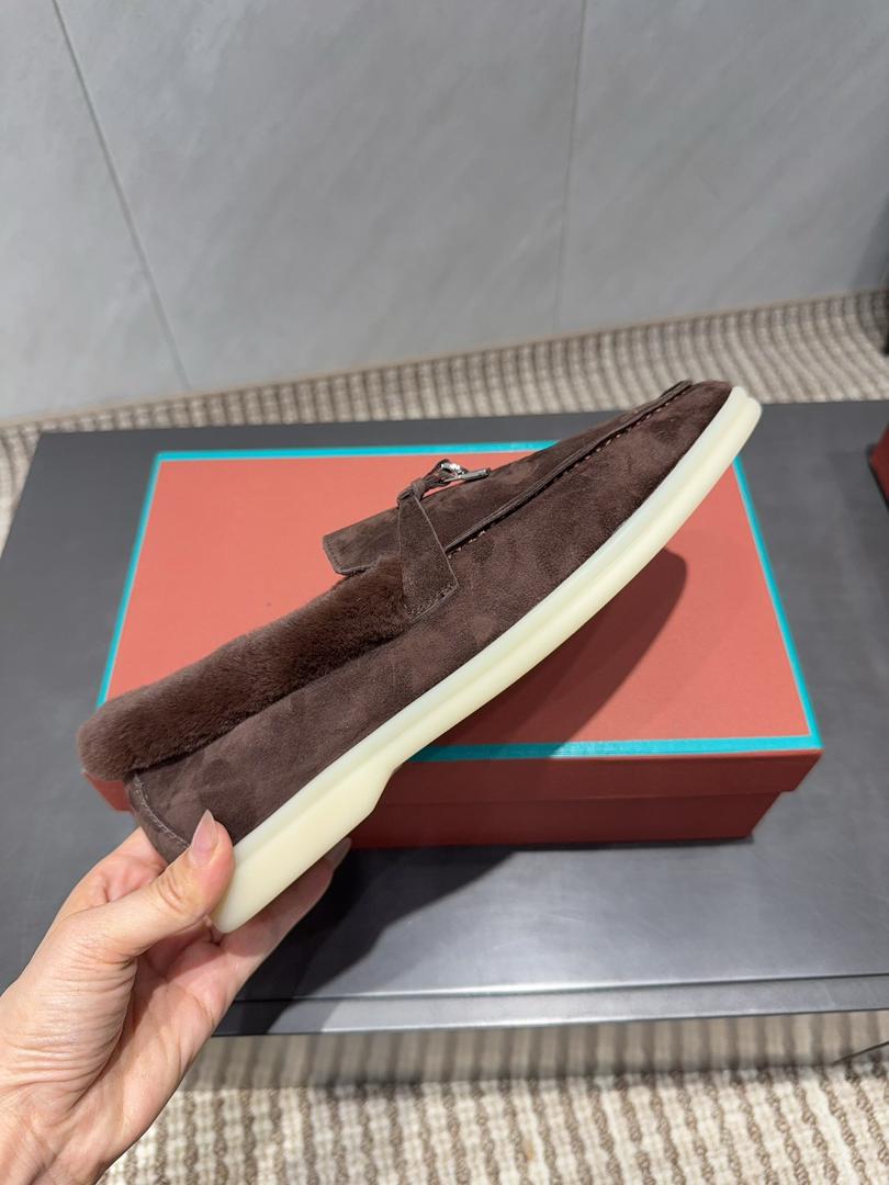 Loro Piana Brown Loafers