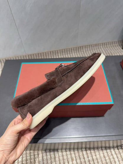 Loro Piana Brown Loafers