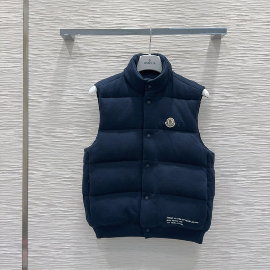 New Unisex Down Vest 50% Knit Wool & Goose Down