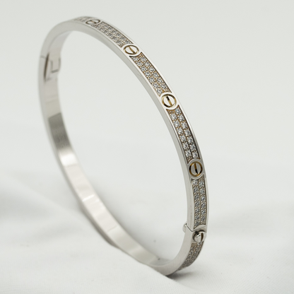 Love Bracelet 3.65mm Diamond-paved