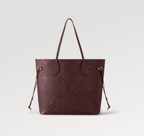 Neverfull Mm 32 Wine Monogram Empreinte Leather