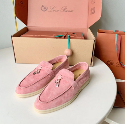 Loro Piana Pink Loafers