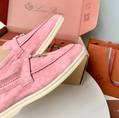 Loro Piana Pink Loafers
