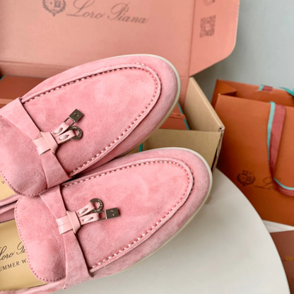 Loro Piana Pink Loafers