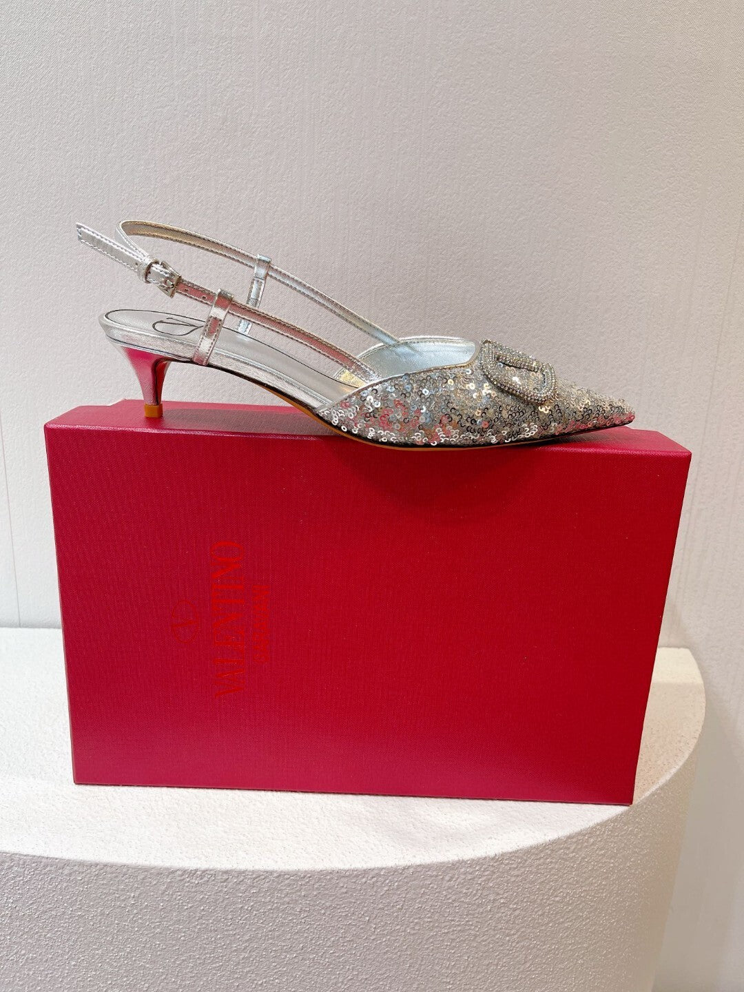 Sequined High-End Spring/Summer Heels