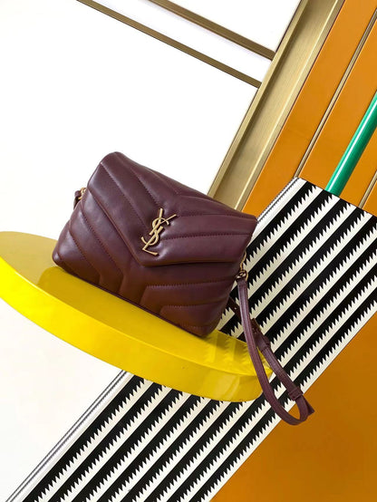 Saint Laurent Loulou Medium Leather Bag