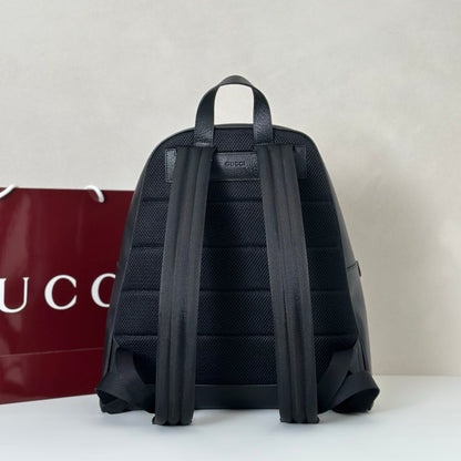 Gucci Ophidia Medium Backpack in Black Soft Leather Bag
