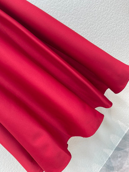 Dior Hepburn-Style Sleeveless Bow-Back Mini Dress