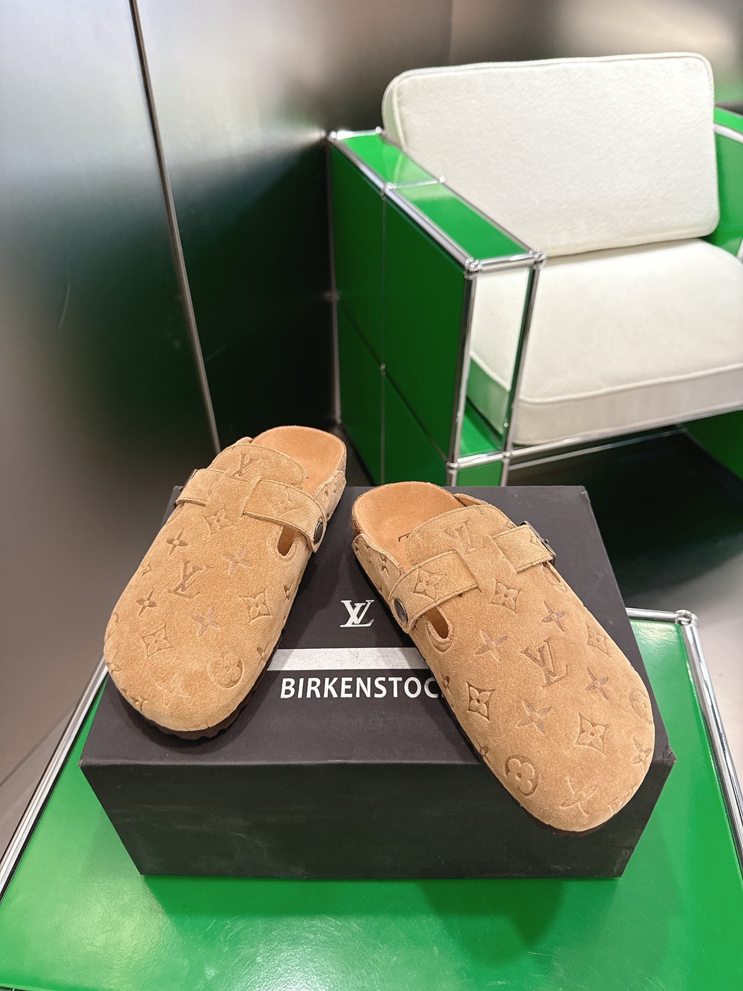 Louis Vuitton Birkenstock Closed-Toe Shoes
