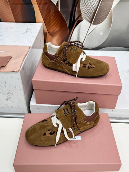 Miu Miu 2025 Runway Casual Sports Shoes