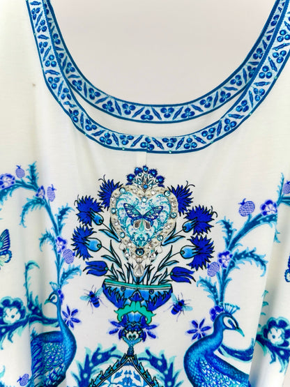 Jersey Tank Maxi Dress with Contrast Skirt