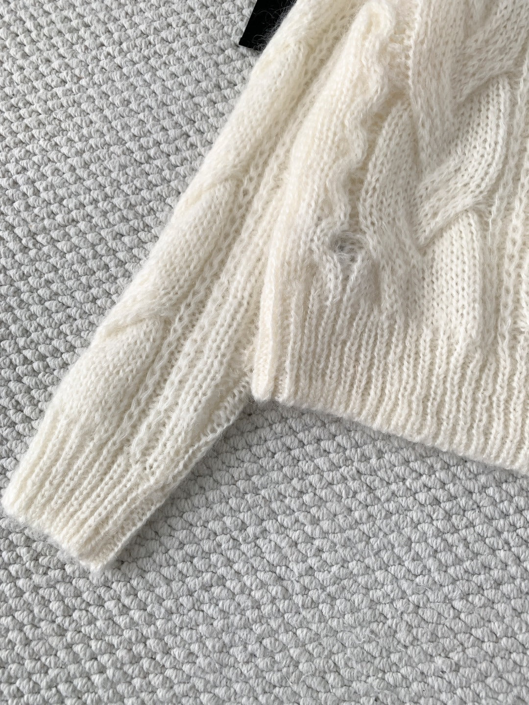 Mohair Embroidered Sweater Soft & Luxurious