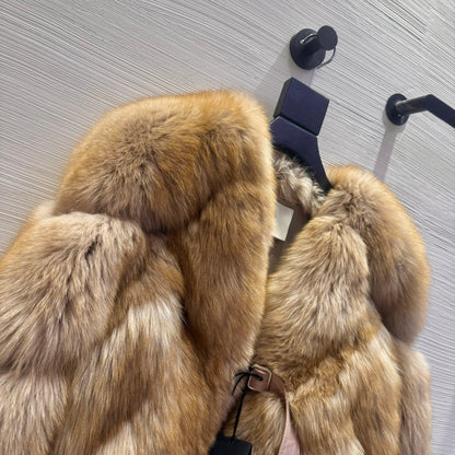 Finnish Imported Saga-Grade Fox Fur Coat