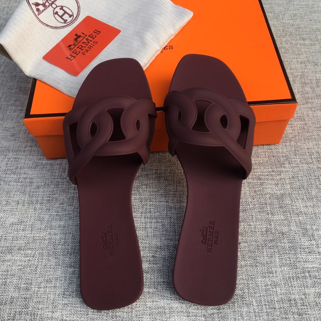 Hermes women's Latest H-Slipper Slipper