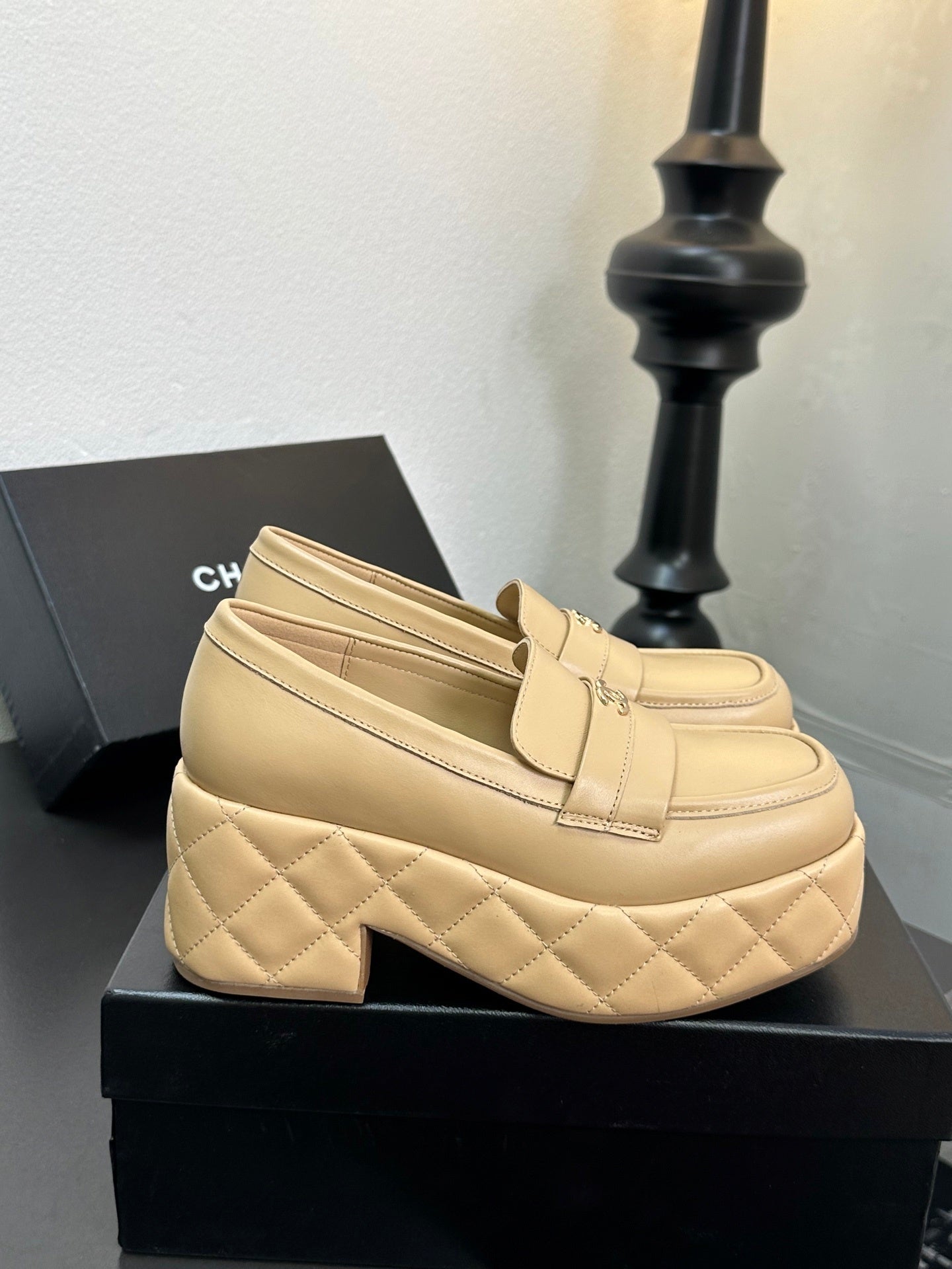 Luxury Diamond-Buckle Sheepskin Sandals