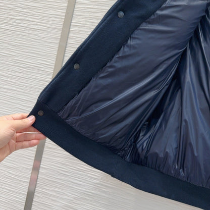 New Unisex Down Vest 50% Knit Wool & Goose Down