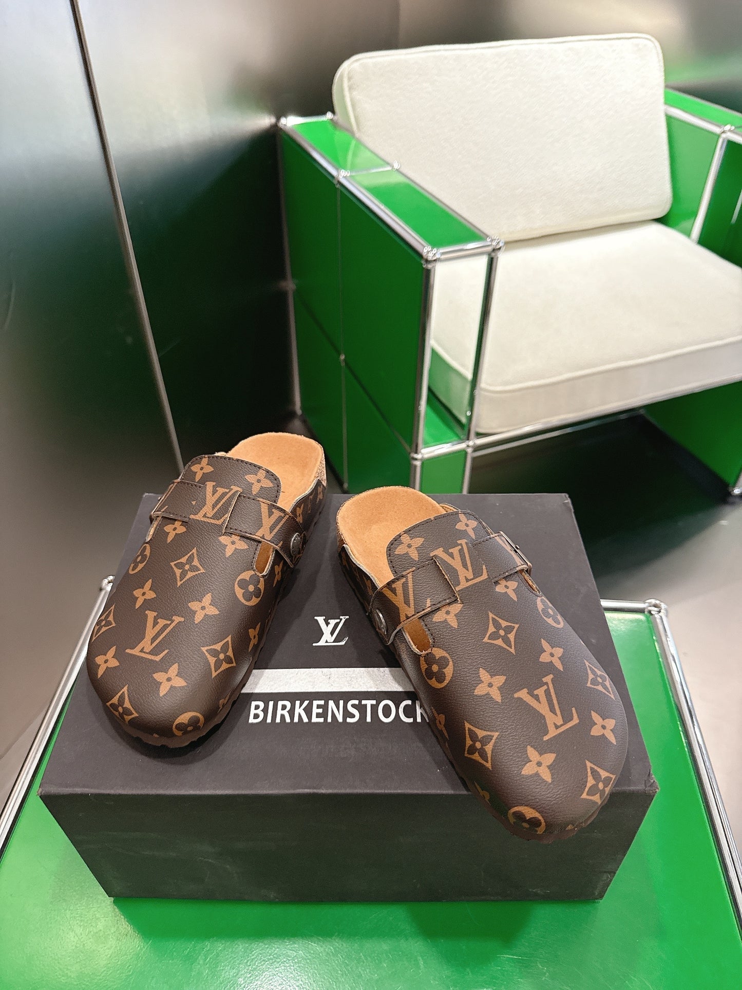 Louis Vuitton Birkenstock Closed-Toe Shoes