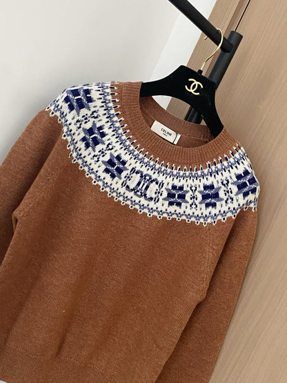 Two-Tone Logo Cardigan Sophisticated & Stylish