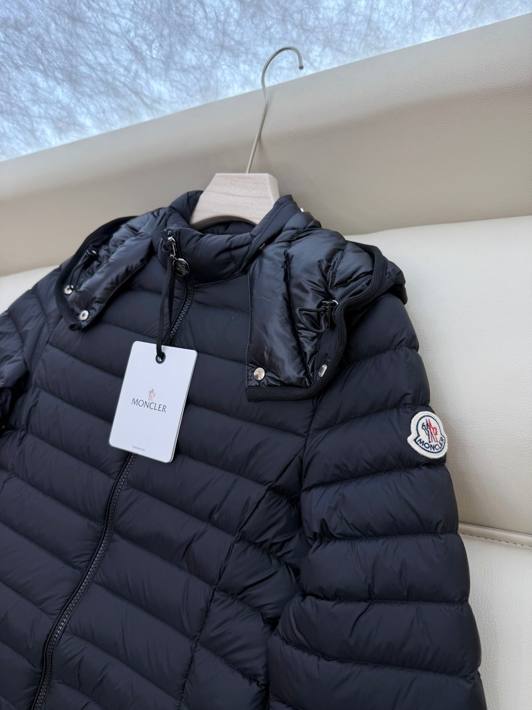 High-Volume 90% White Goose Down Long Jacket