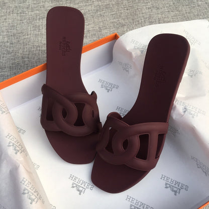 Hermes women's Latest H-Slipper Slipper