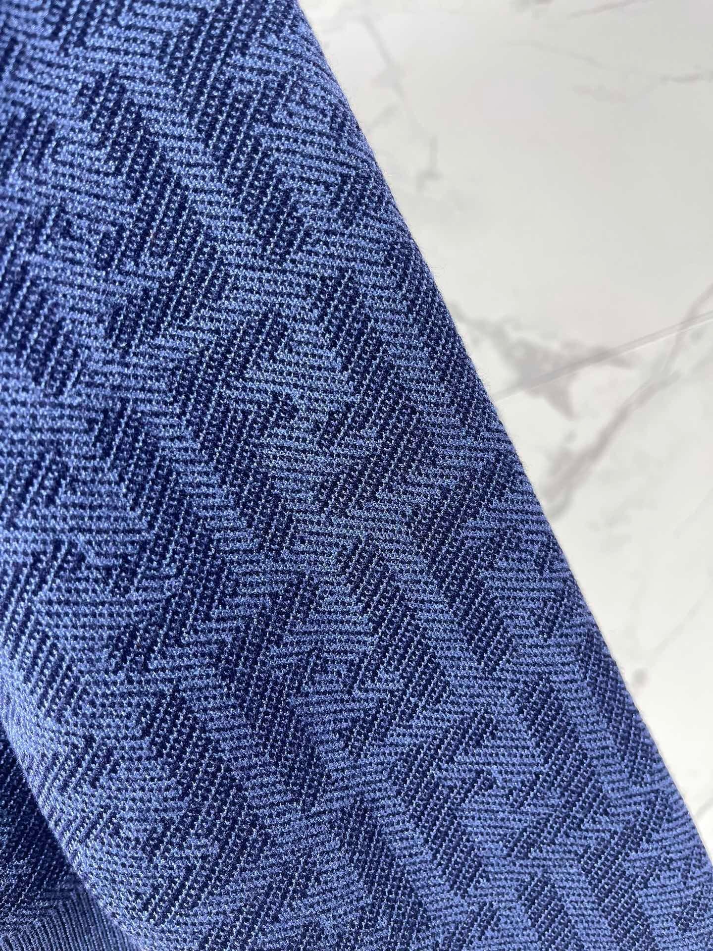 Fendi Embroidered Stretch Linen Blend Cardigan