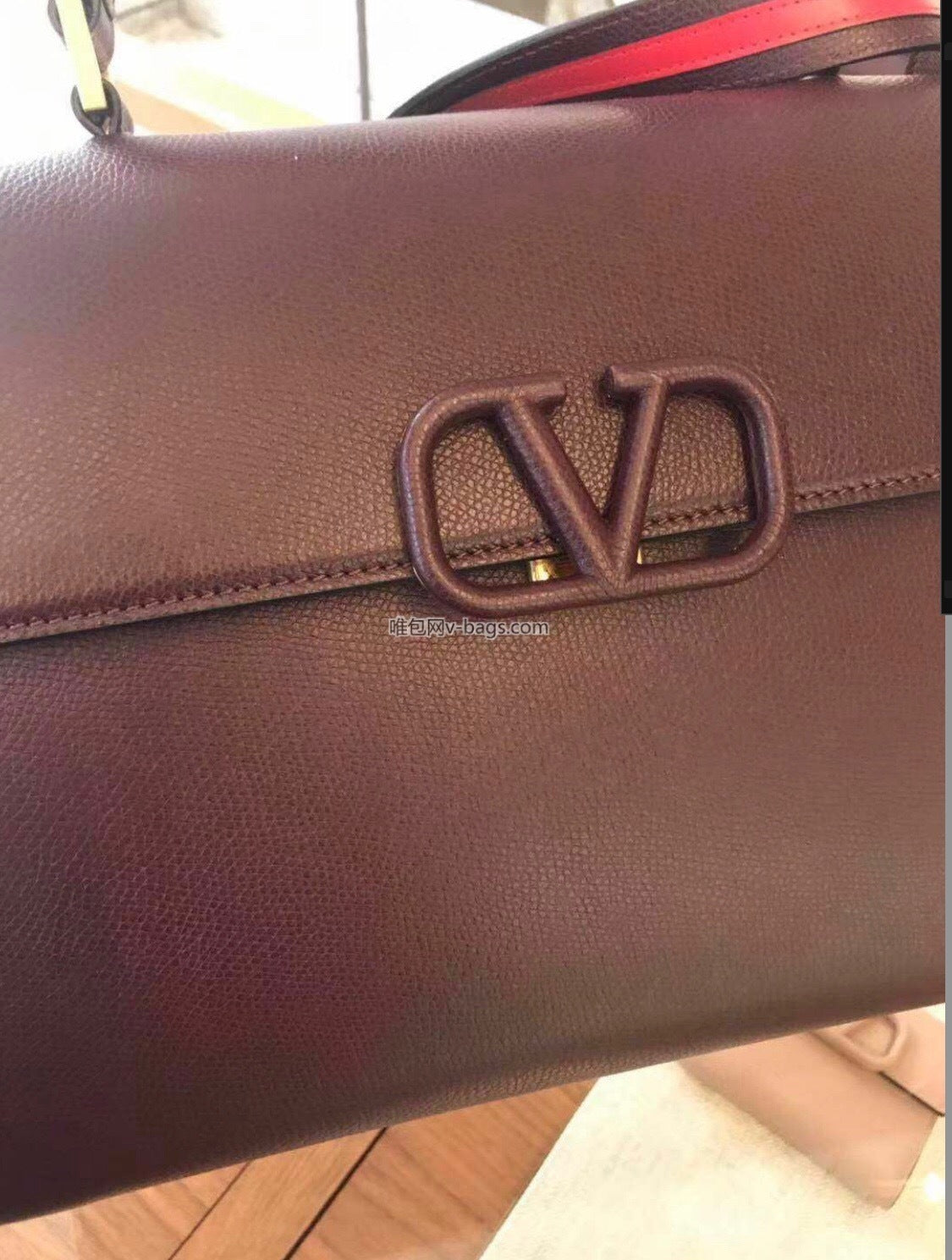 Valentino Garavani Small VSLING Grainy Calfskin Handbag