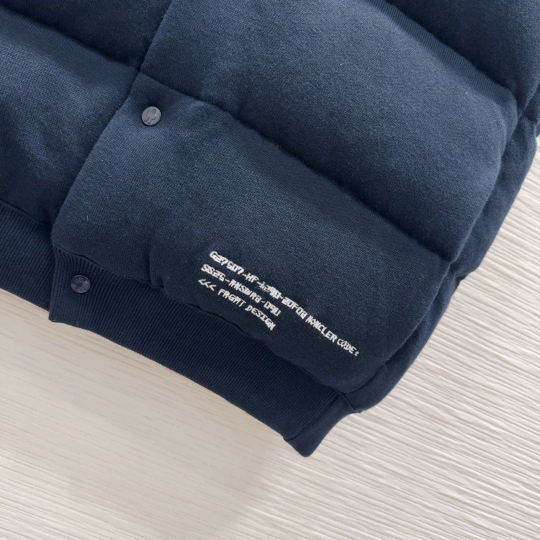 New Unisex Down Vest 50% Knit Wool & Goose Down