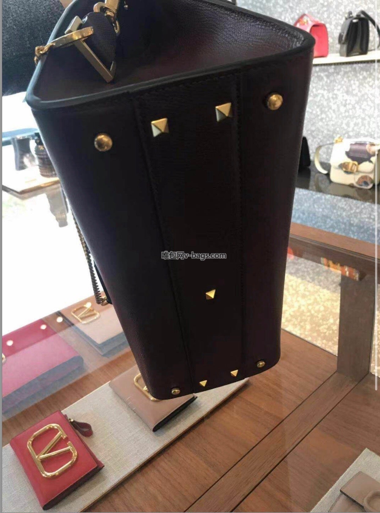 Valentino Garavani Small VSLING Grainy Calfskin Handbag